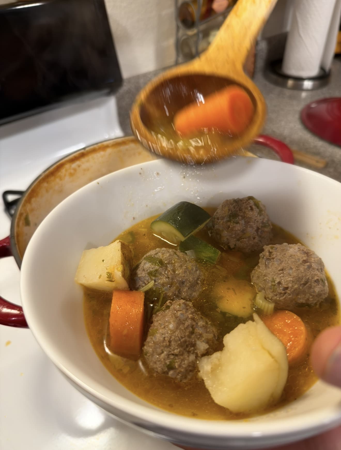 Albóndigas en Caldo